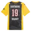 Maillot de Supporter Borussia Dortmund Brandt 19 Anniversaire 2023-24 Pour Homme